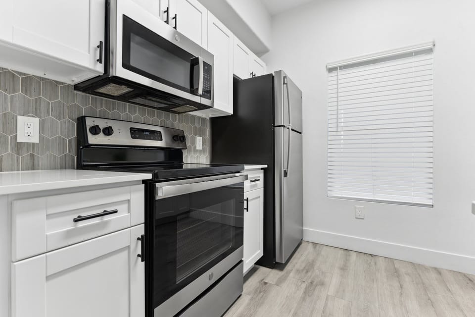 Fully equipped kitchen