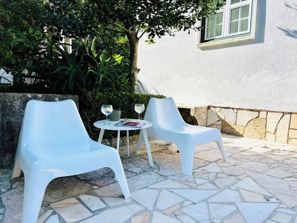 Quiet space for breakfast, wine at sunset or simply slowing down