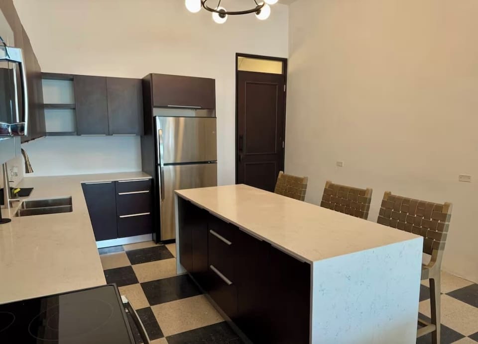 Cook comfortably with generous counter space and modern appliances.