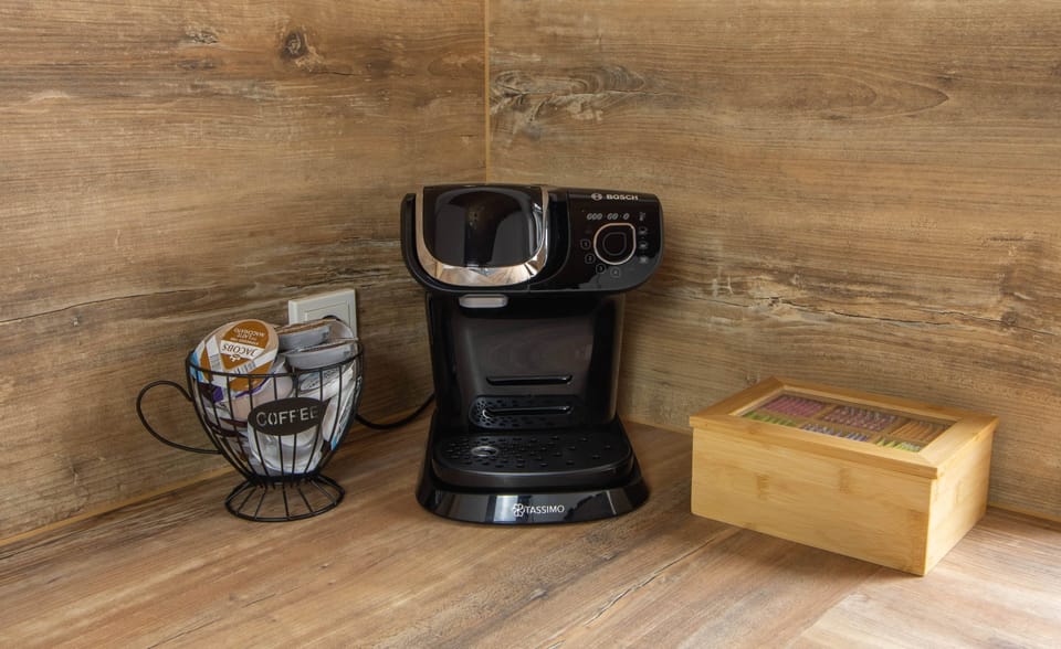 Coffee and tea station to start the day
