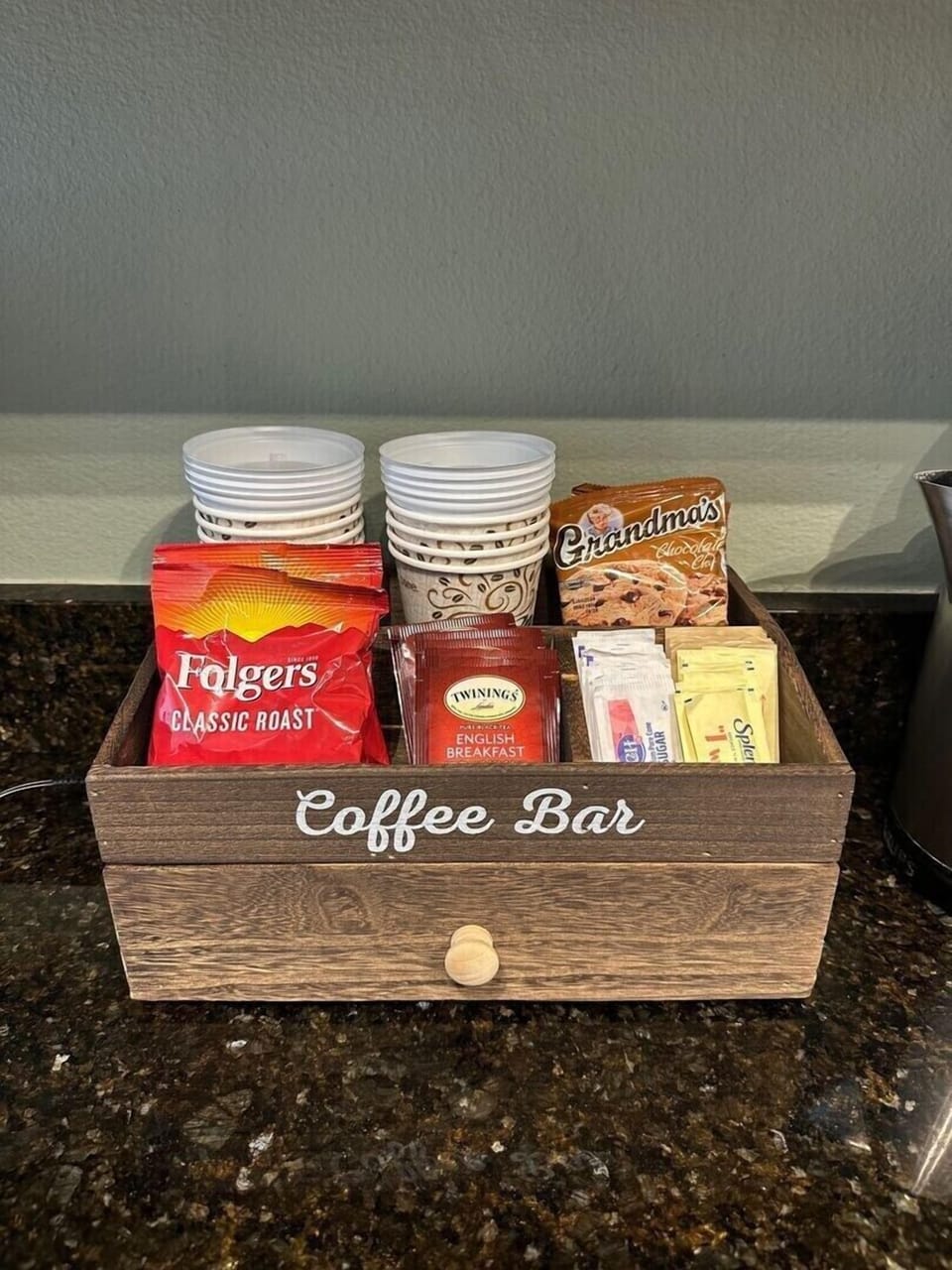 Start your day right—or recharge anytime—with our thoughtfully curated complimentary coffee bar.