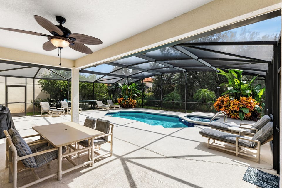 Whether you're enjoying a soothing swim in the warm pool or unwinding in the bubbling hot spa, the serene atmosphere provides the perfect environment for relaxation.