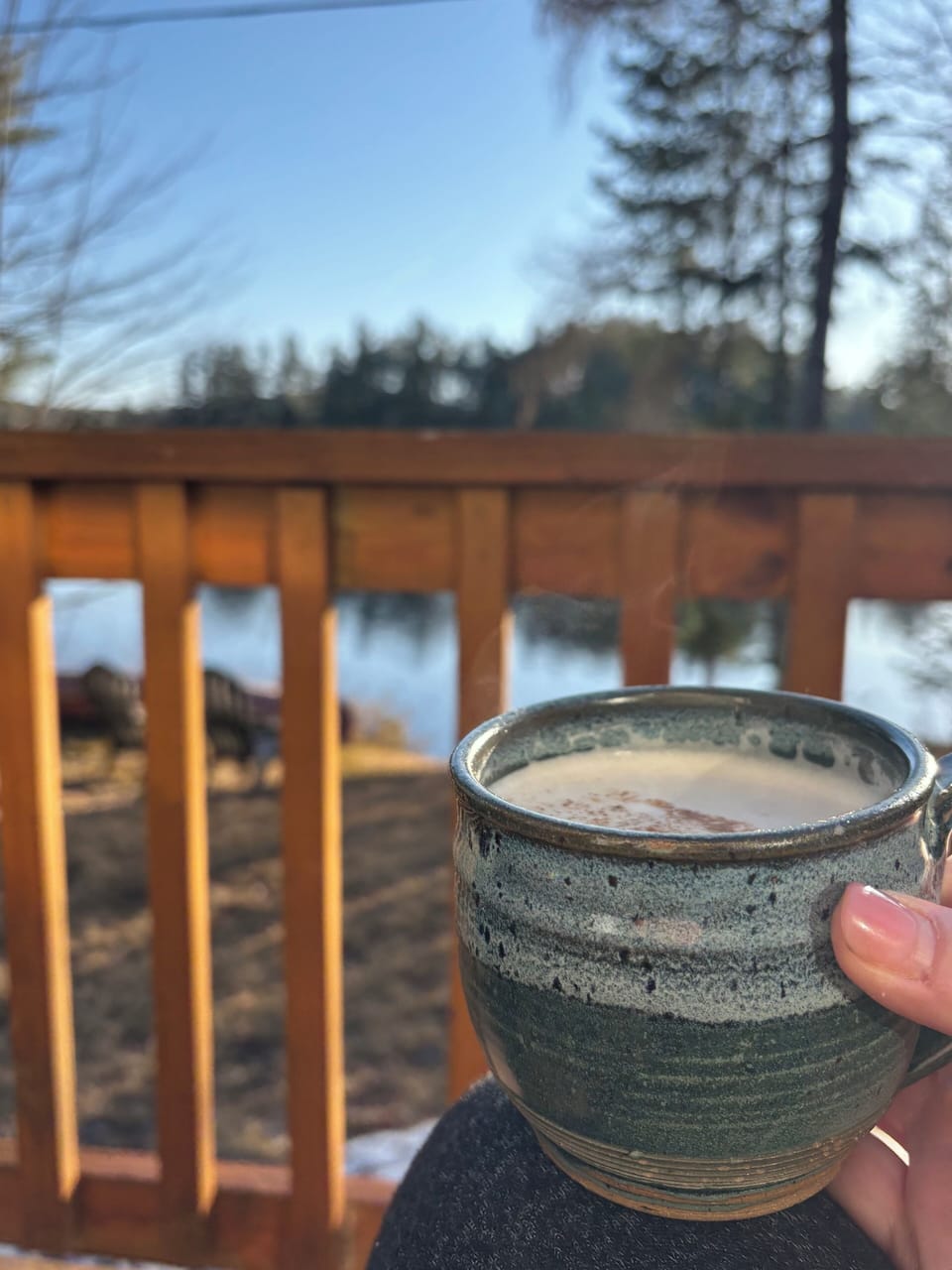 Enjoy your morning coffee on the deck watching the wildlife