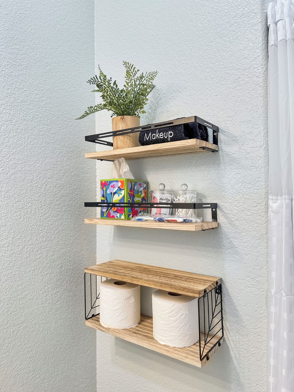 Bathroom amenities. 