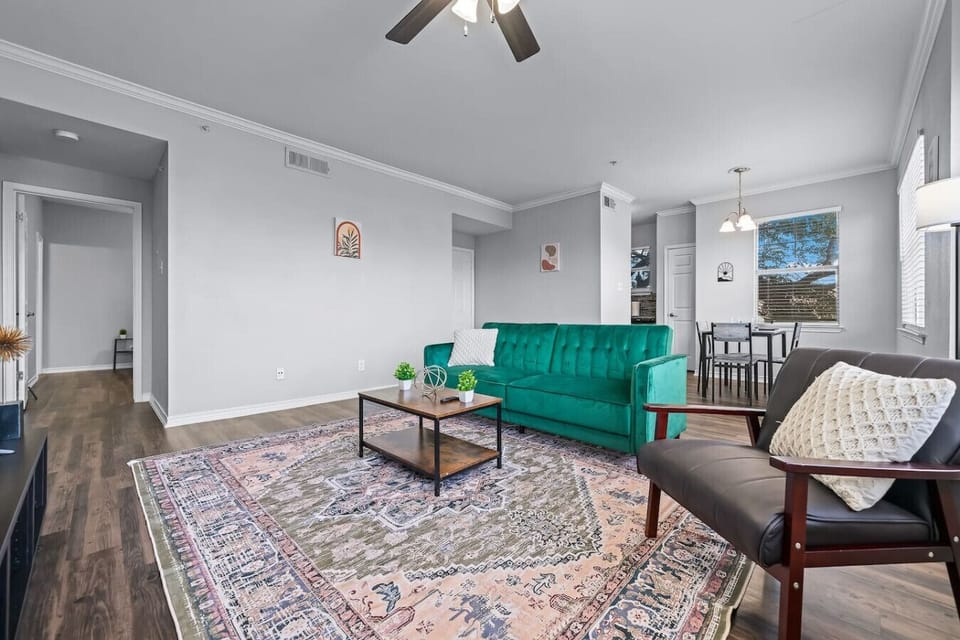 The home’s open layout and tasteful decor create a serene environment where you can truly relax and feel at home.