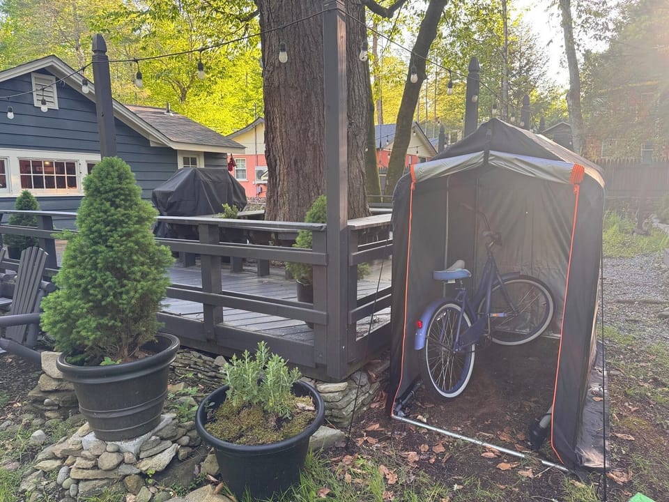 Bikes are available for your stay.
