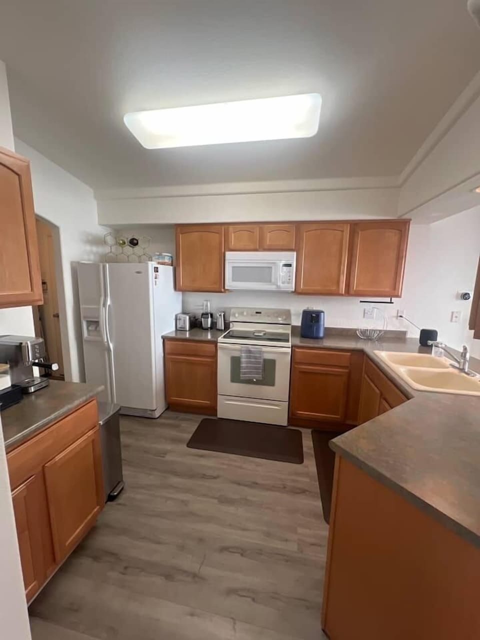 Cozy, spacious kitchen with ample counter space, perfect for cooking and comfort