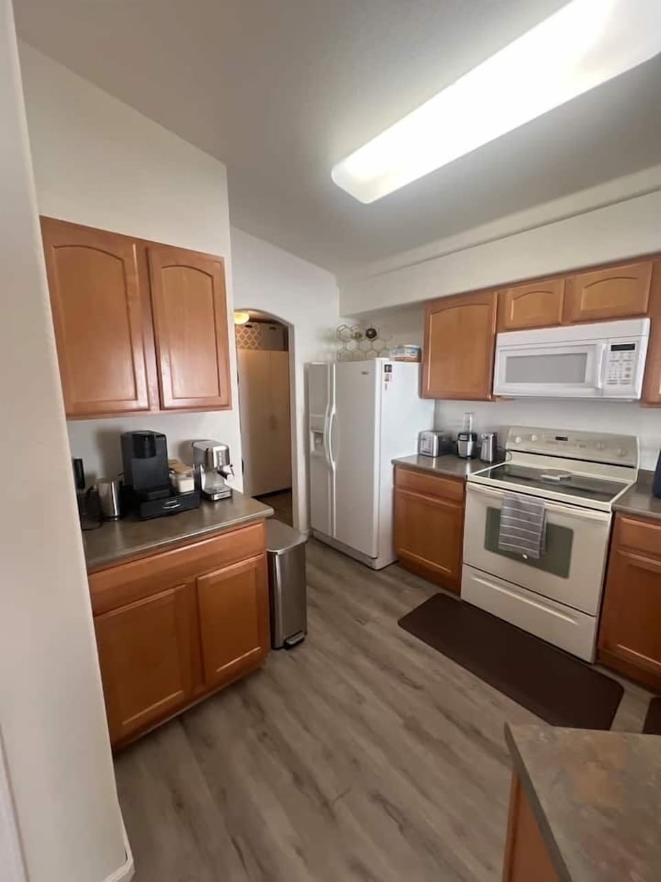 Cozy, spacious kitchen with ample counter space, perfect for cooking and comfort