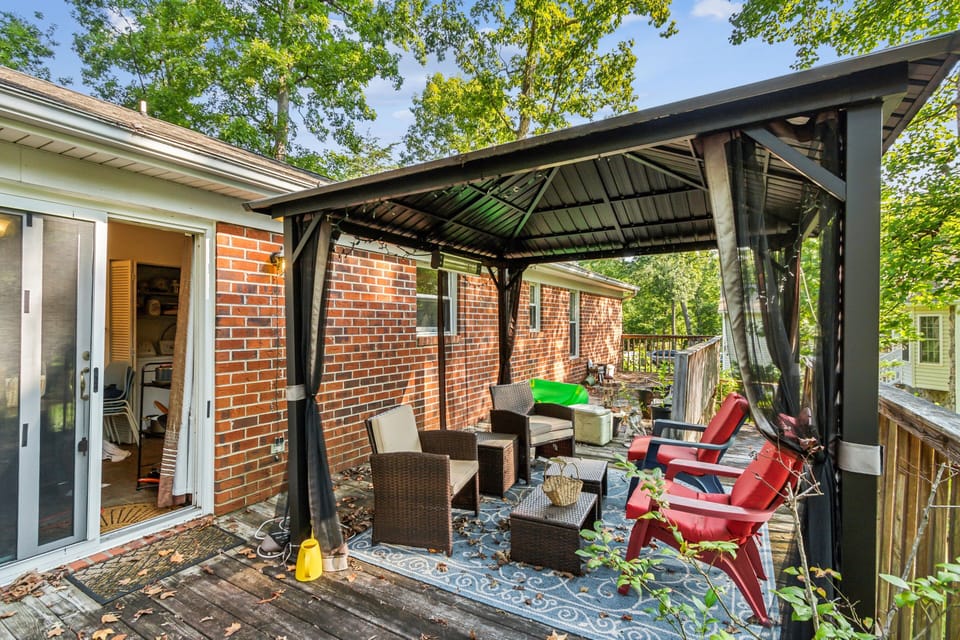 Architecture, Building, House, Porch, Patio