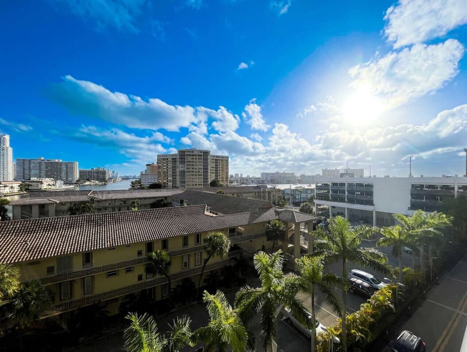 Private balcony with nice views — a great spot for morning coffee.
