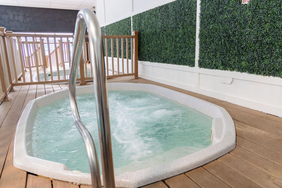 Unwind in bubbling warmth after a day in the mountains.