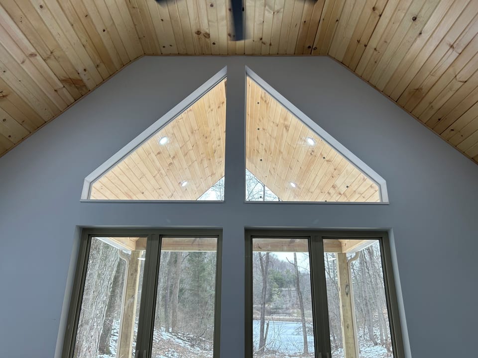 View of lake from Great Room.