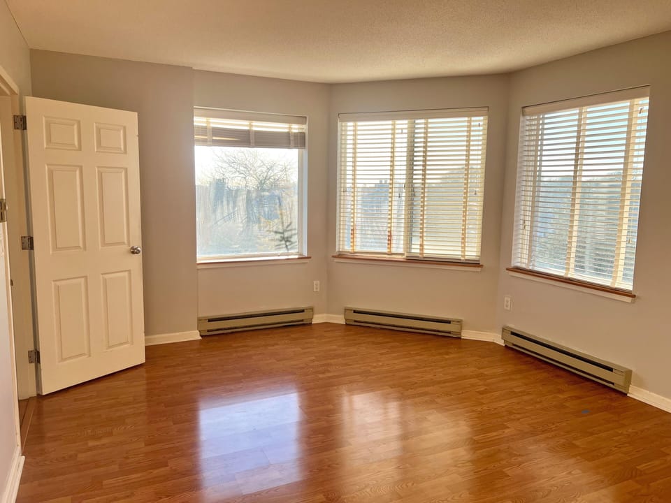 Freshly painted bedroom # 3 with views of Nantucket Sound. Queen bed coming.