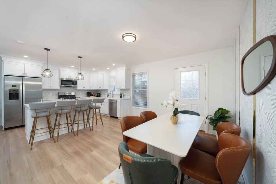 Dining Area with view of Kitchen Island