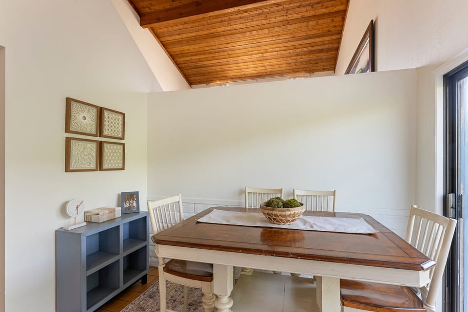Dining area off of the kitchen