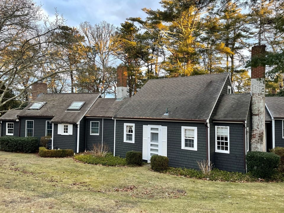 Front view of the house