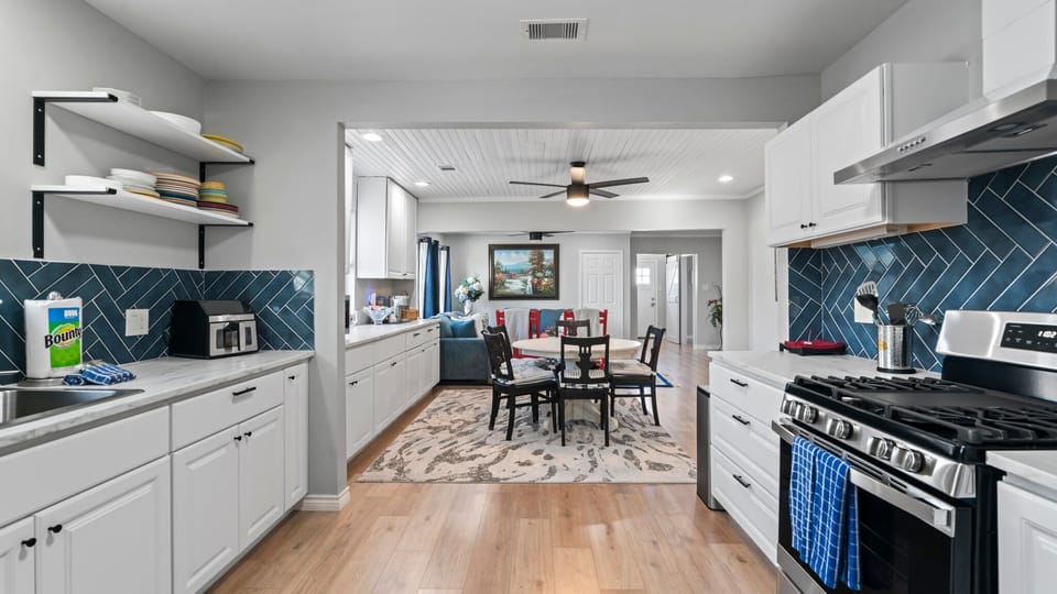 Amazing open floor plan! The view when you enter the back door.