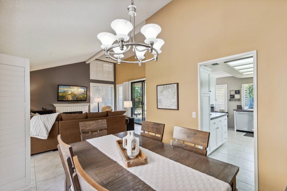Dining Room open into Living Room and Kitchen