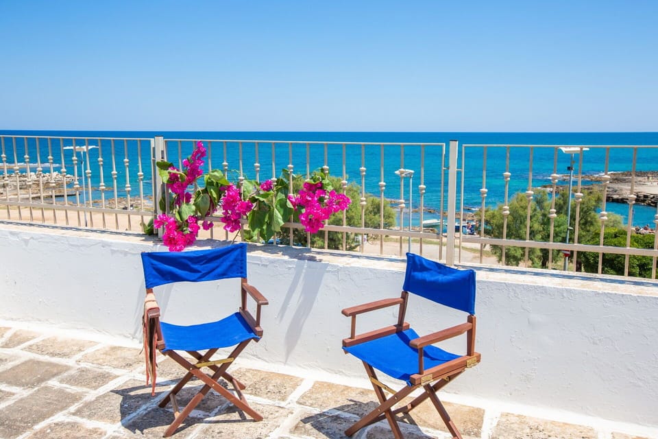 Blue, Furniture, Sea, Chair, Ocean, Coastal And Oceanic Landforms, Outdoor Furniture, Coast, Balcony, Beach