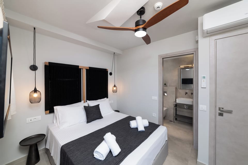 KS Omega Villa - Bedroom 2, located on the upper floor with ensuite bathroom