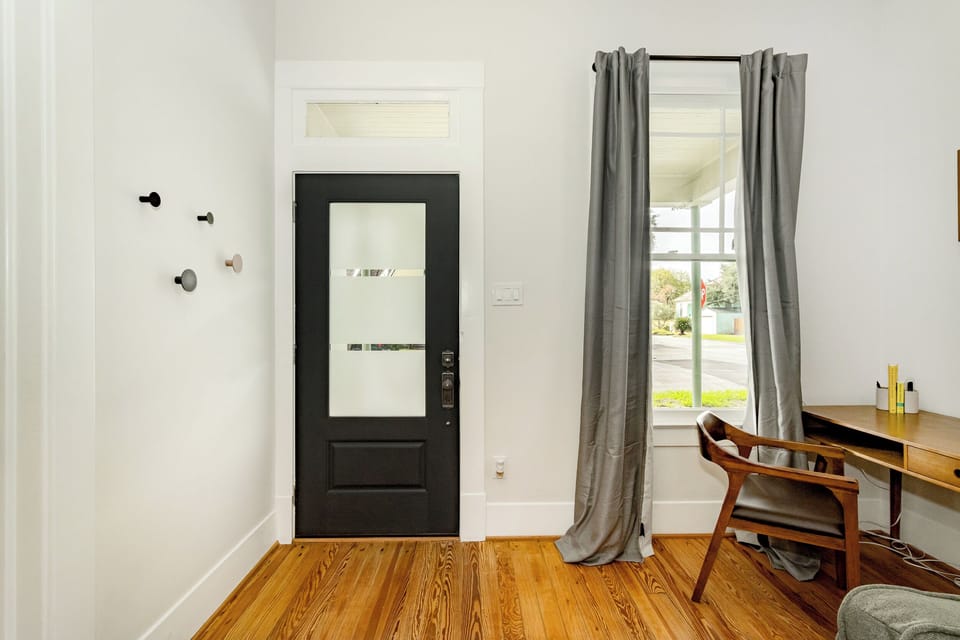 The entrance of our lovely home.