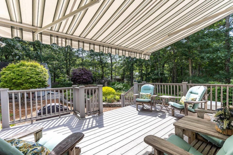 Deck with Awning 