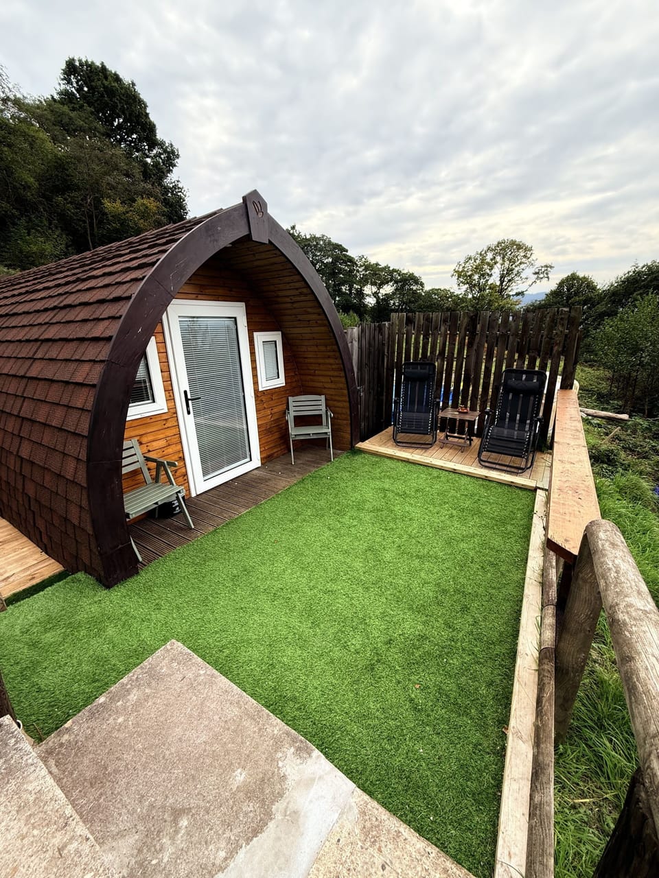 Outside pod