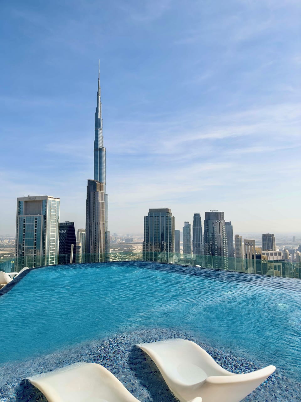Relax and unwind in the best infinity pool in Downtown