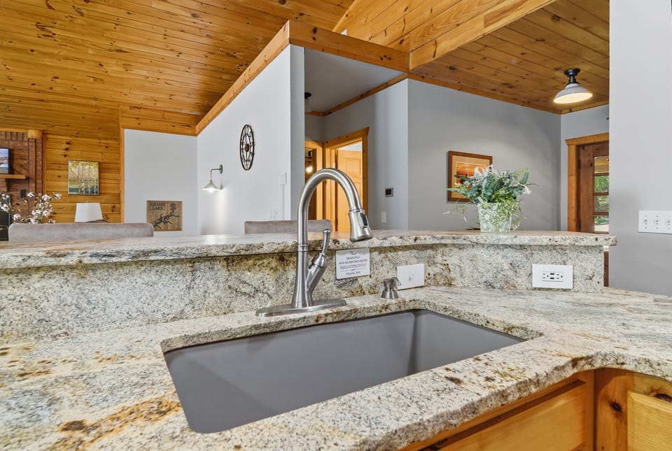 Chat with your family from the kitchen