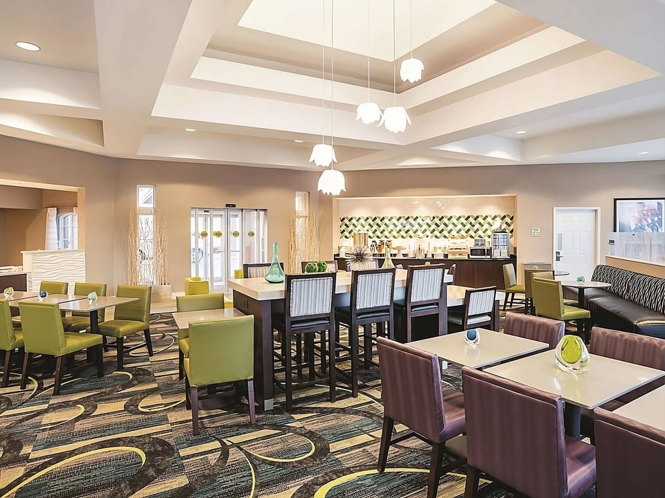 Gather for a relaxed breakfast in a bright, modern dining room.