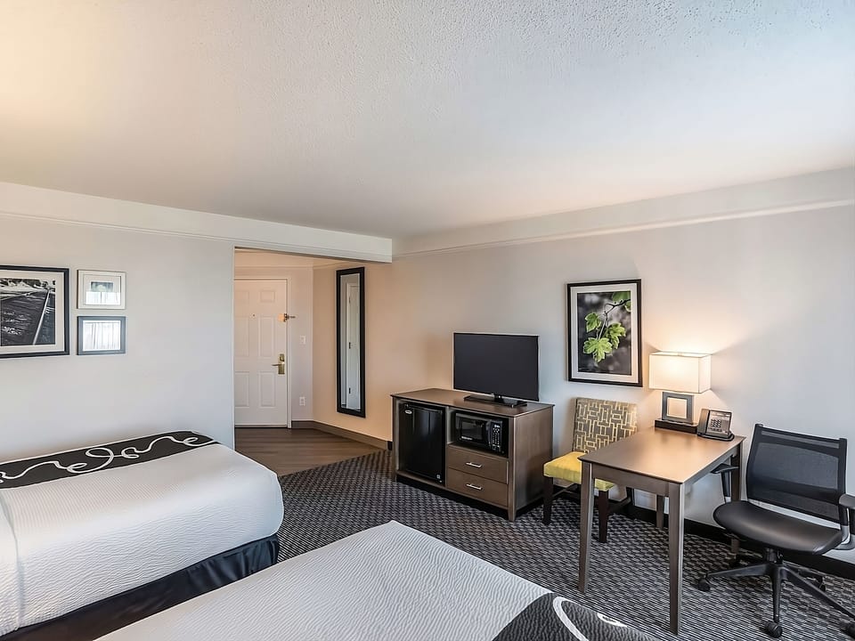 Enjoy handy in-room essentials for snacks, shows, and easy mornings.
