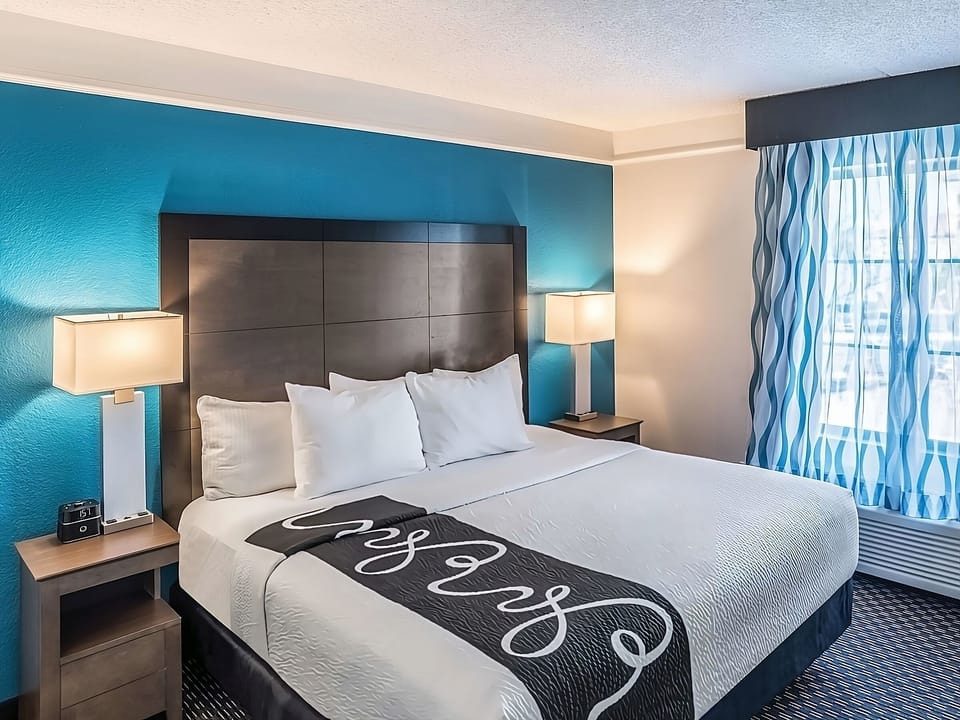 Sink into a cloud-soft bed for a restful night.