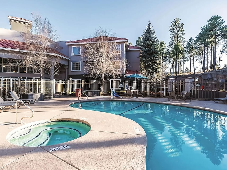 Unwind after adventures in the soothing whirlpool spa.