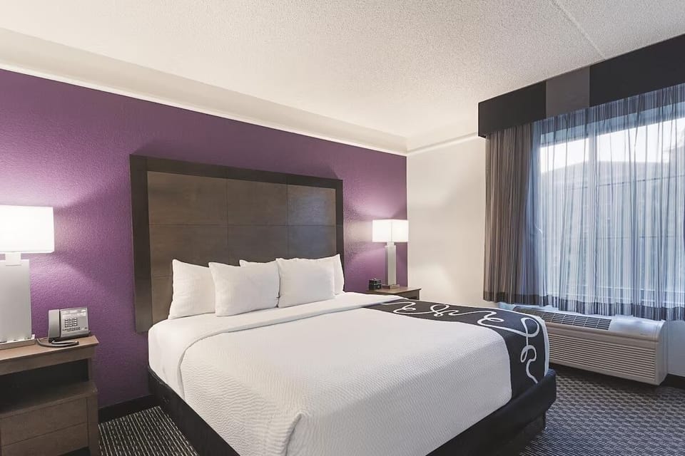 Wake up to soft light and a calm, cozy room.