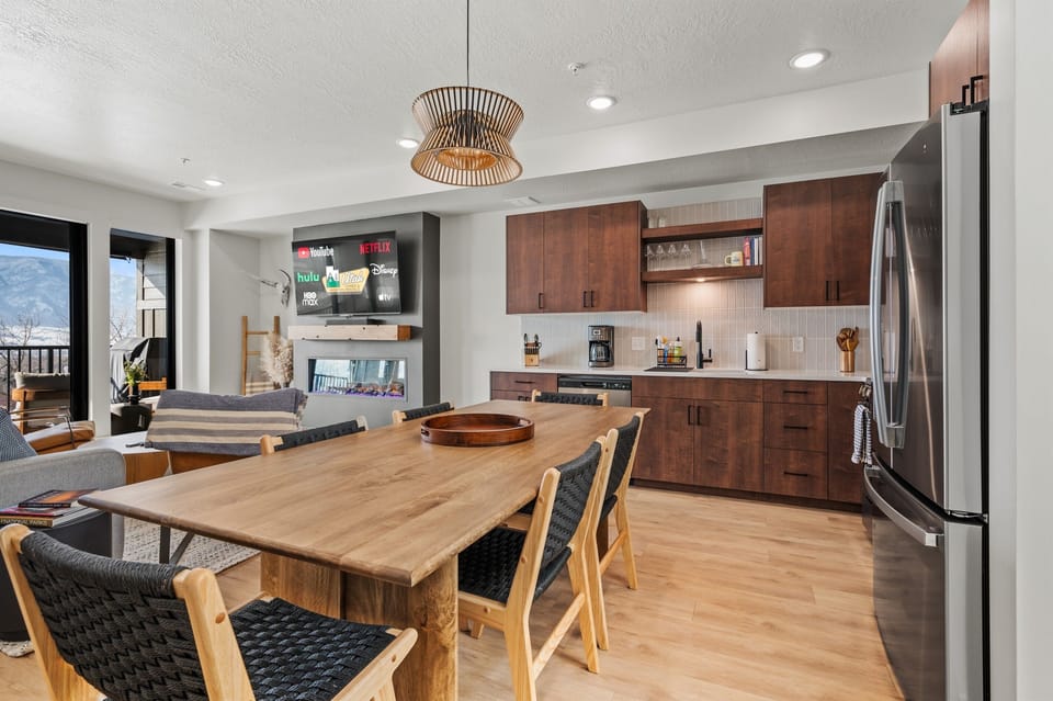 Open-concept design.