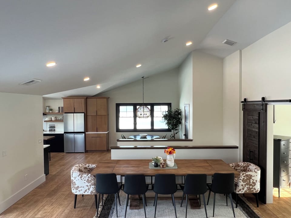 Another view of dining table