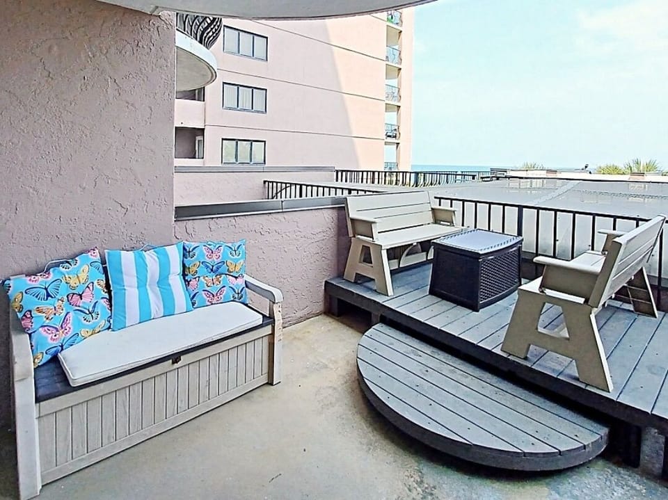 Large balcony