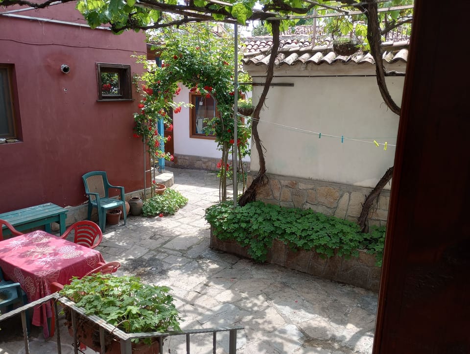 The courtyard