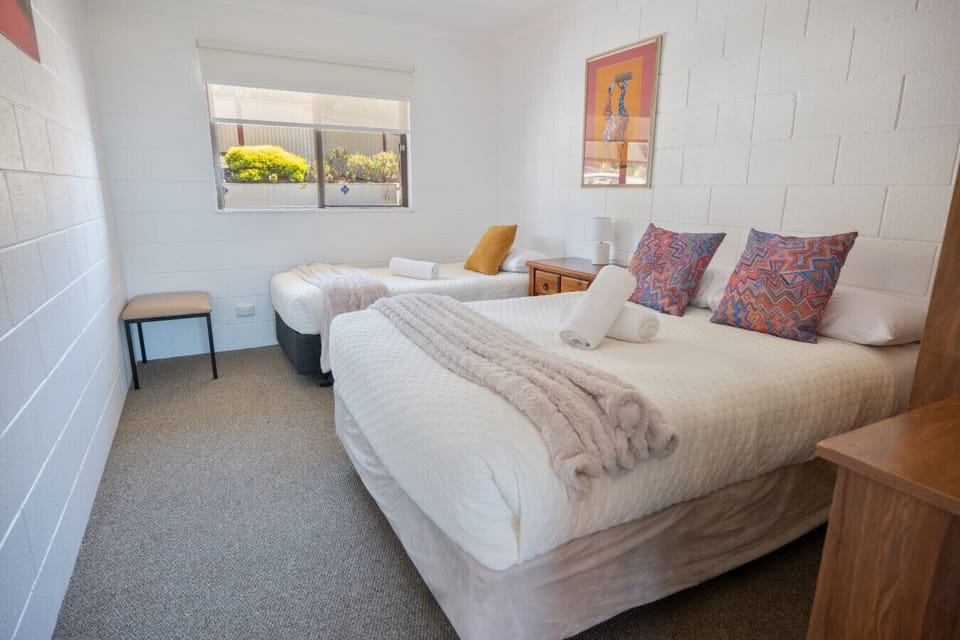 Double and Single Bed