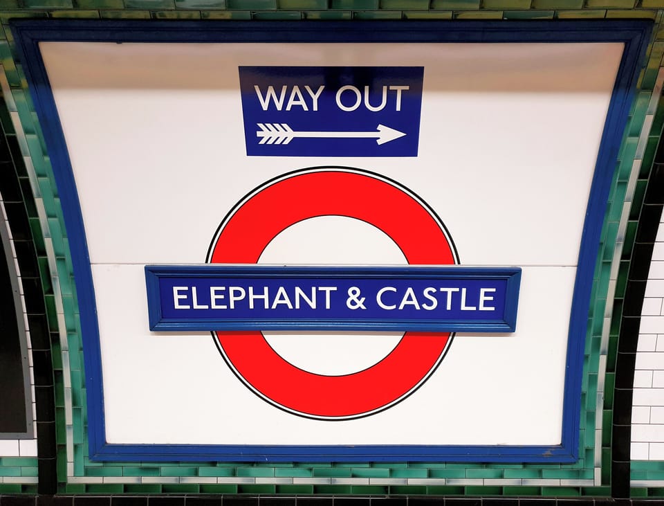 Elephant and castle Station
