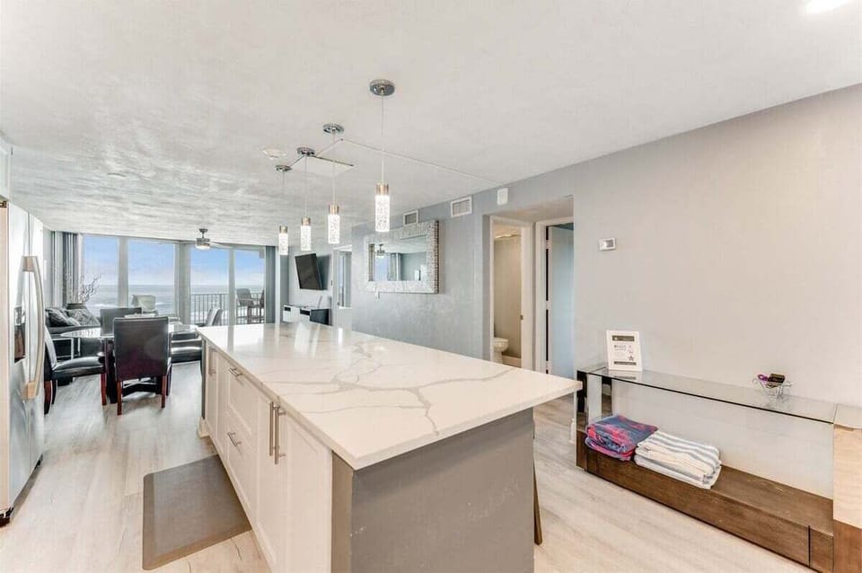 Large kitchen island