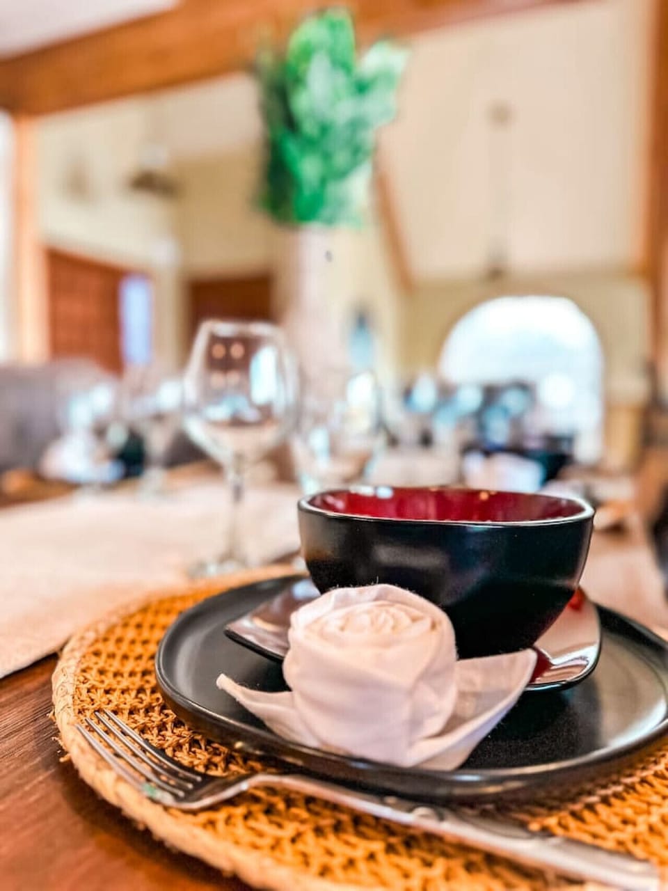 Savor your meals with stylish place settings that add a special touch to your dining experience.