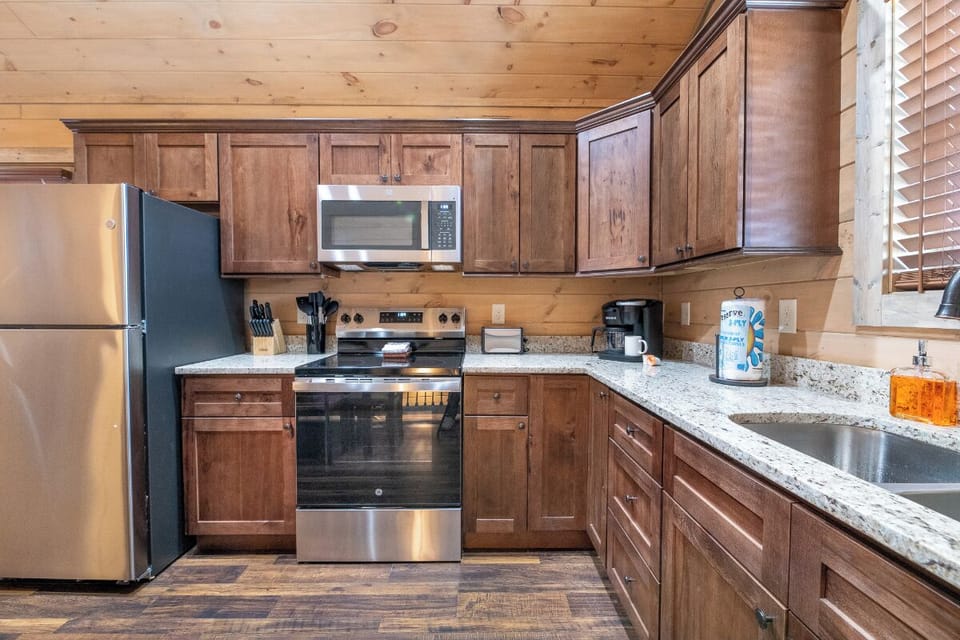 Fox Haven's fully equipped kitchen