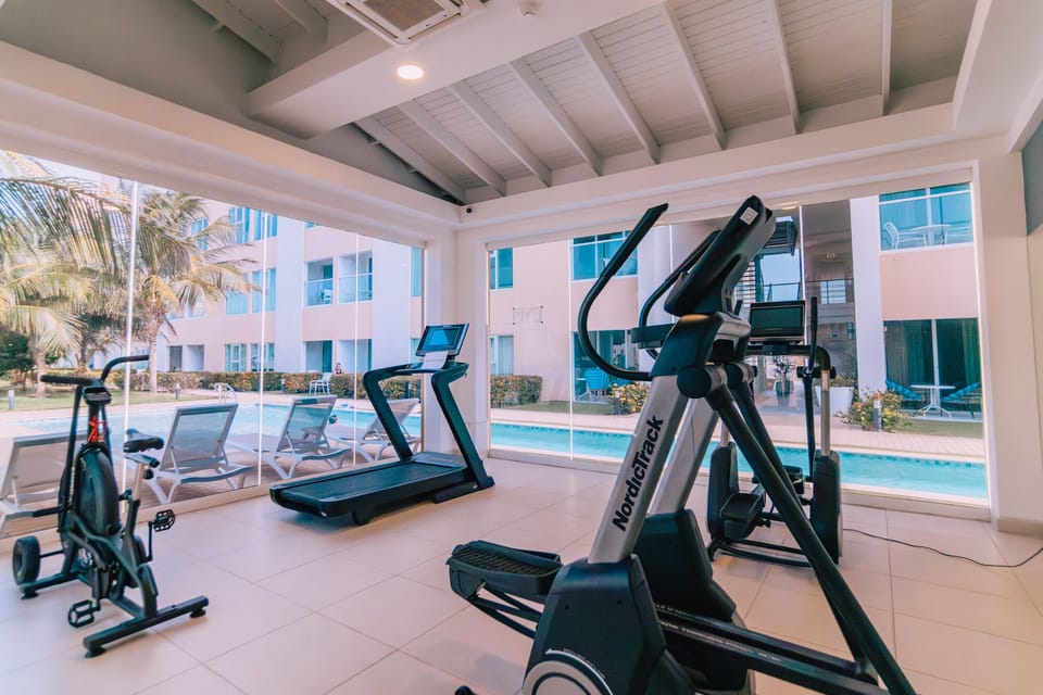 Fitness center with airconditioning
