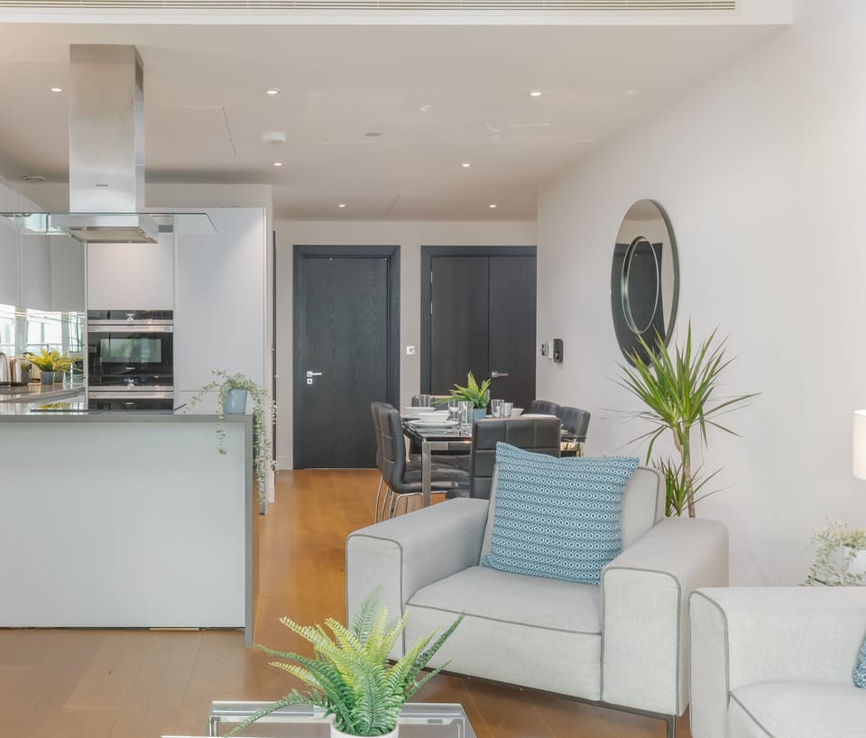 This apartment is equipped for guests staying for both leisure and business