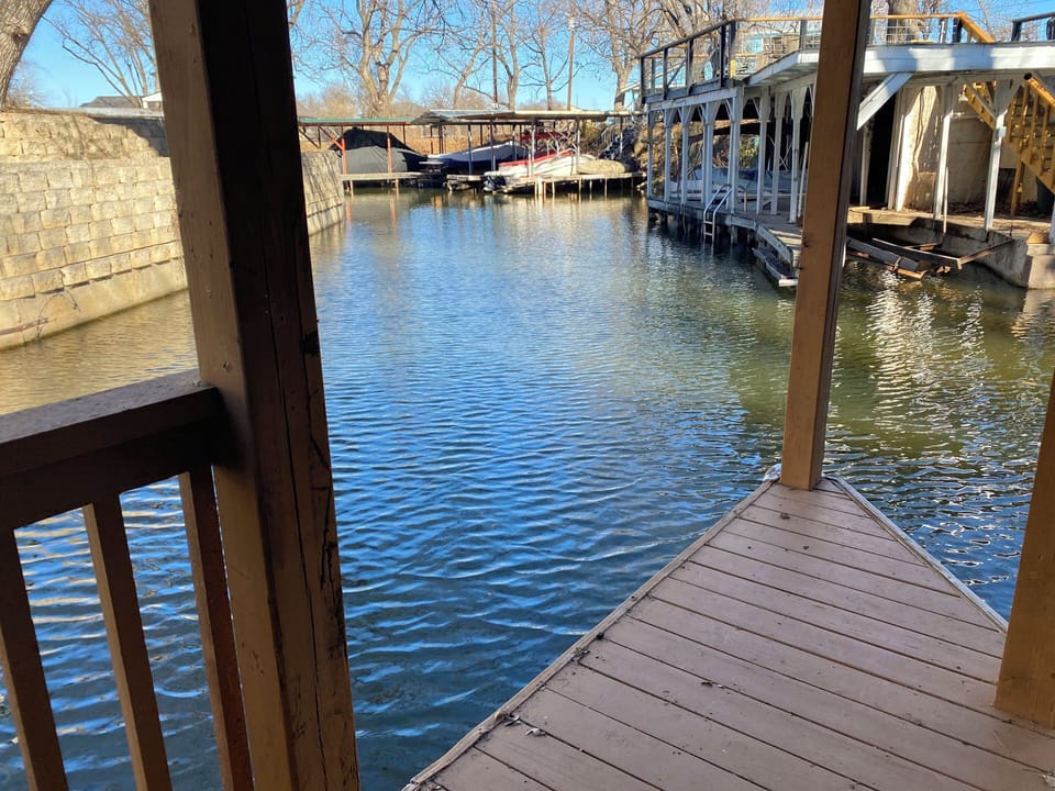 Better Lake Than Never - Private dock for fishing or launching water toys.
