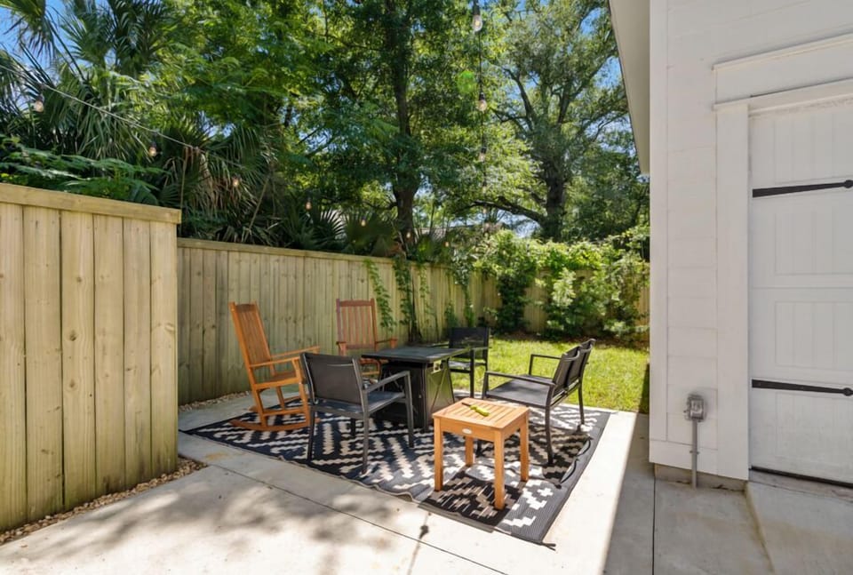 Back patio area