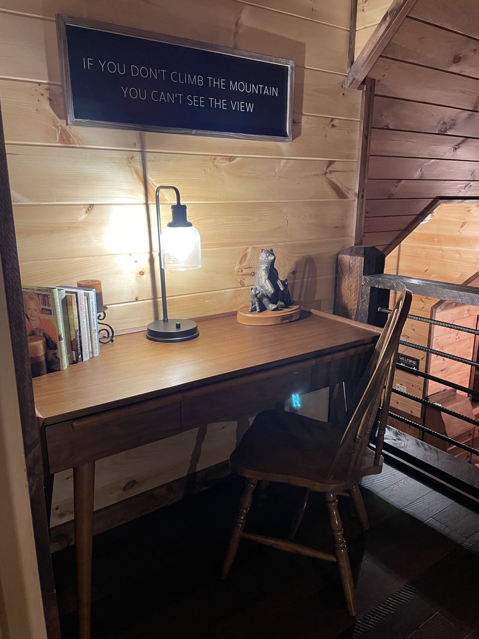 Small study in loft area,by master