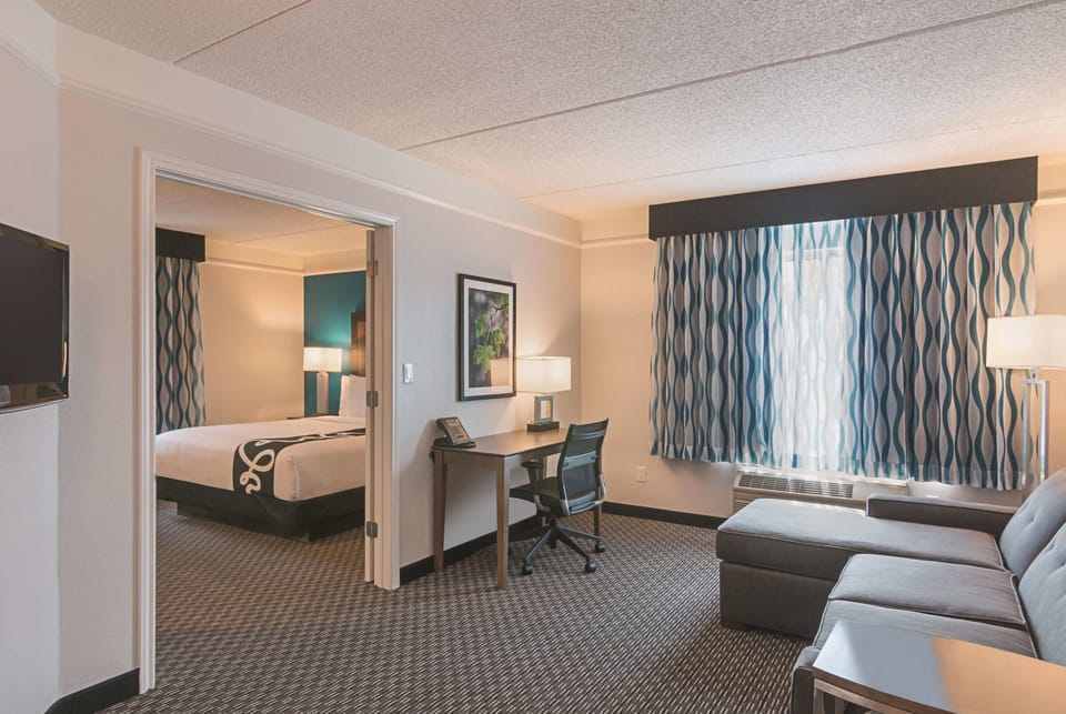 Lounge comfortably in the spacious sitting area after adventures.