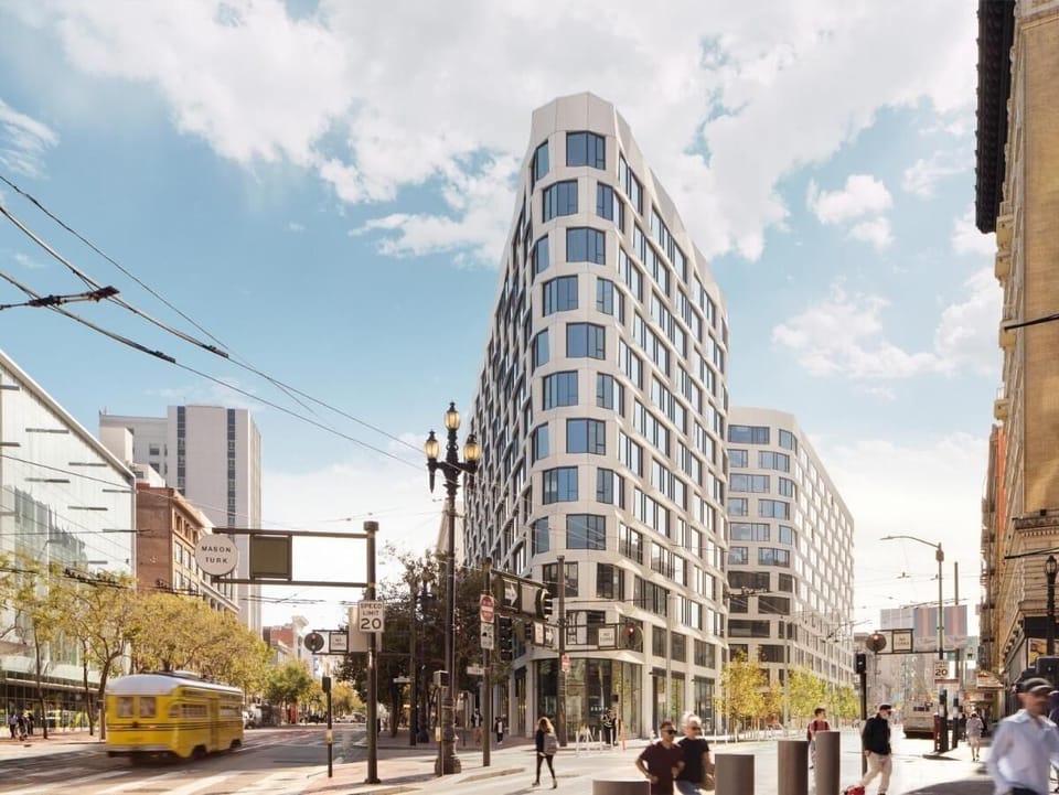 Arrive to striking architecture in the heart of downtown.